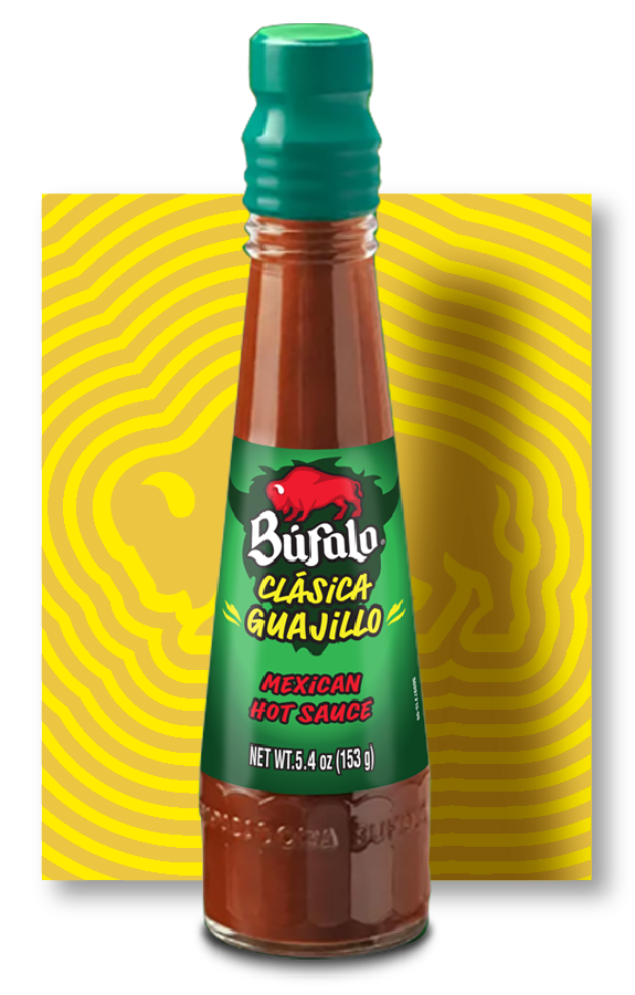 BÚFALO<sup>®</sup> Salsa Clásica Guajillo Mexican Hot Sauce