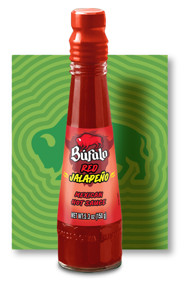 BÚFALO<sup>®</sup> Salsa Red Jalapeño Mexican Hot Sauce