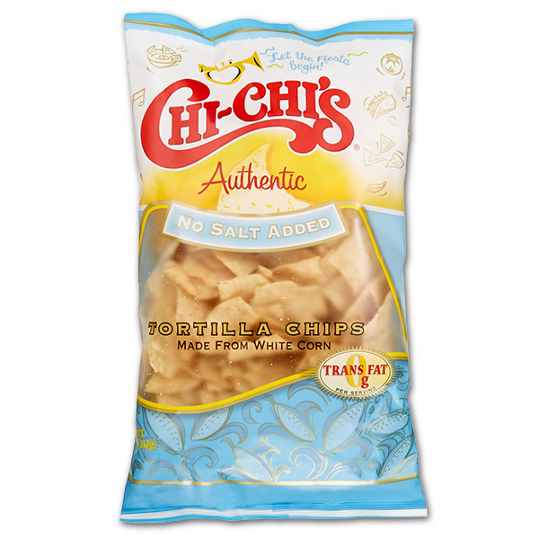 CHI-CHI'S® White Corn Tortilla Chips No Salt Added