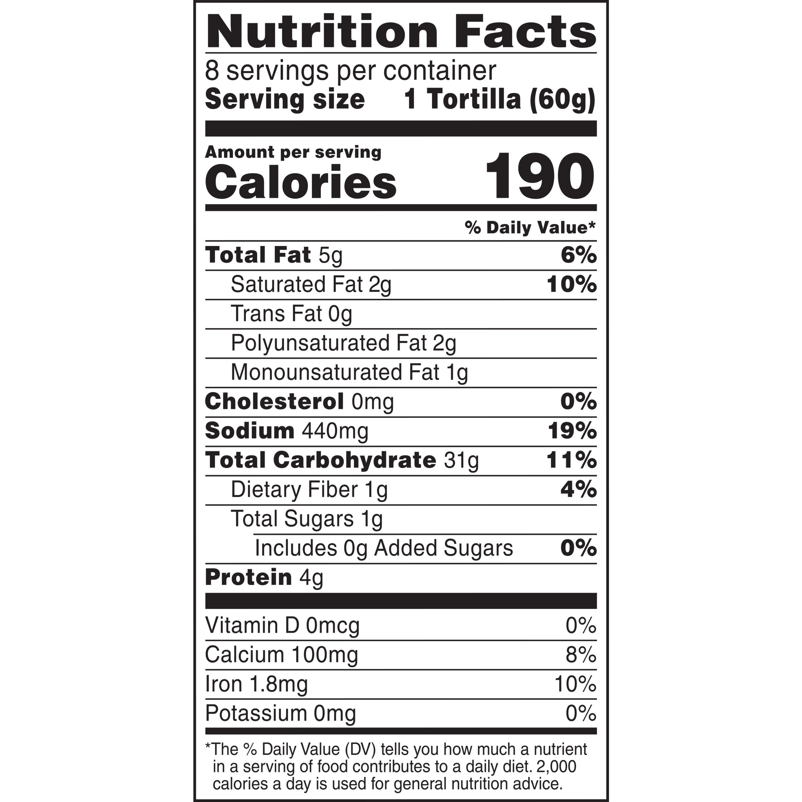 CHI-CHI'S® Burrito Style Tortillas