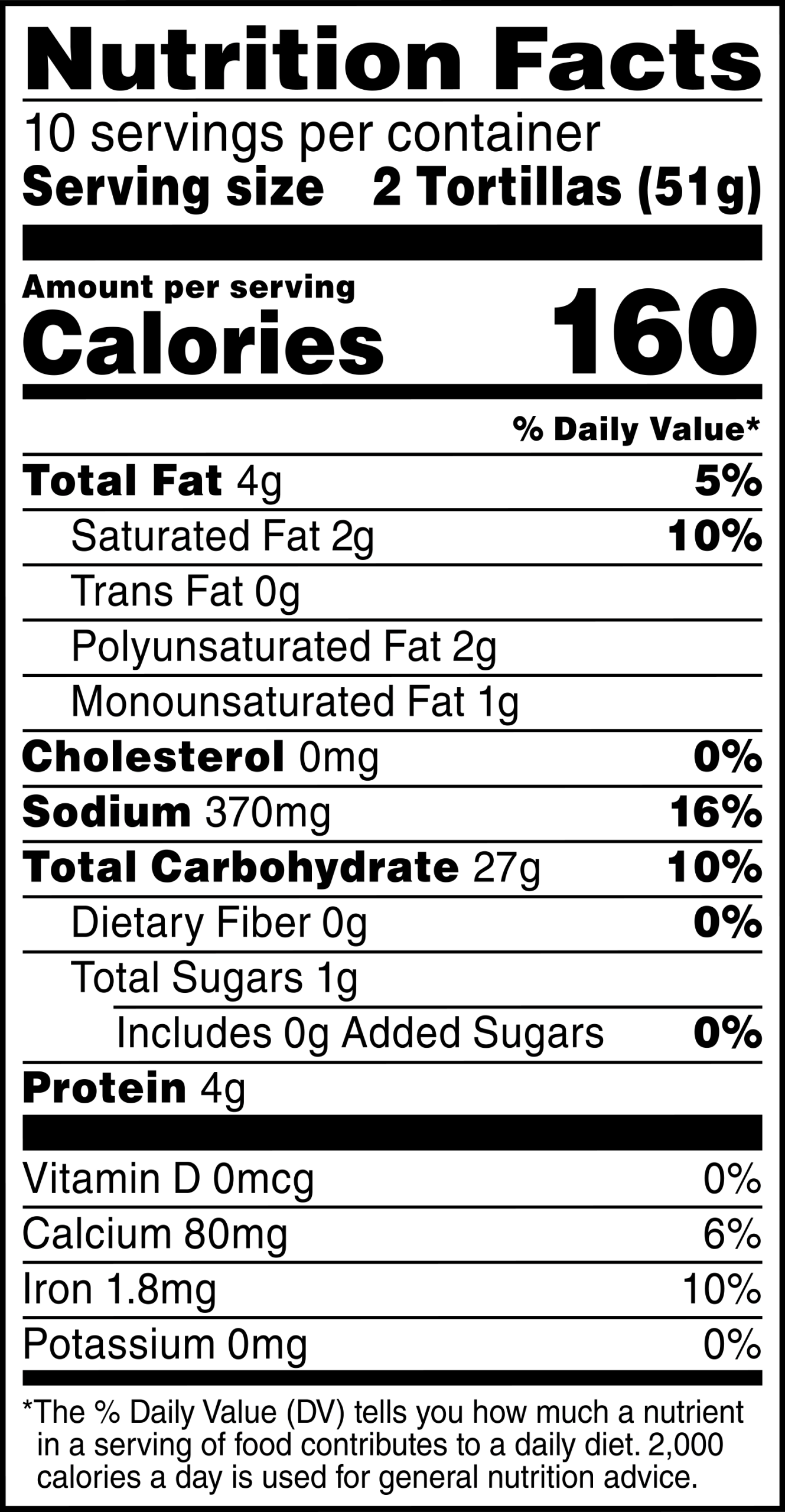 CHI-CHI'S<sup>®</sup> Taco Style Flour Tortillas