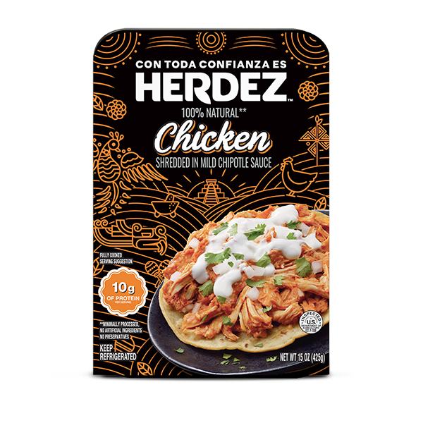 HERDEZ® Chicken Shredded in Mild Chipotle Sauce
