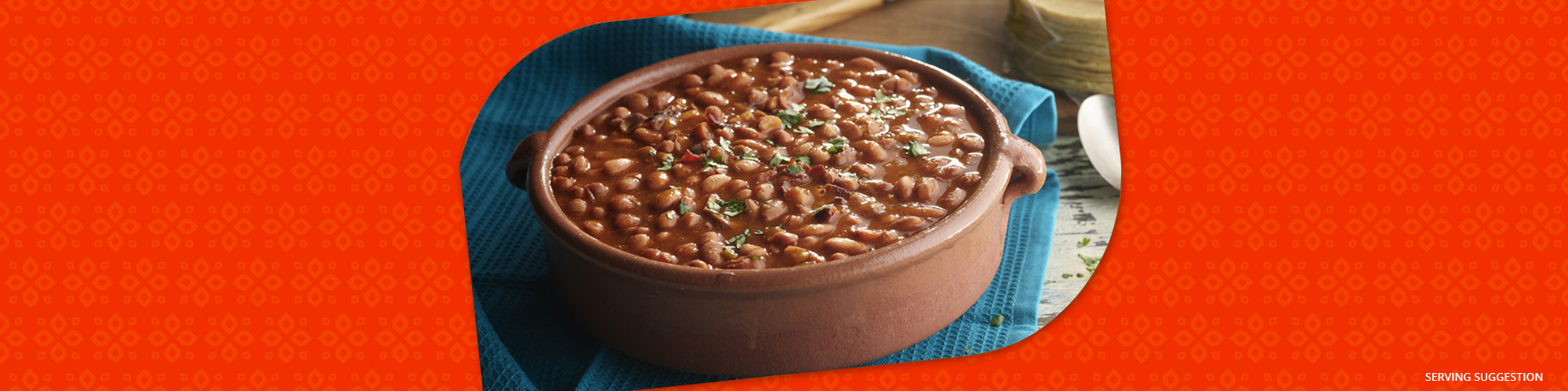 Salsas enchilada beans