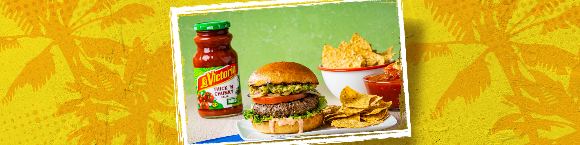 Salsa Infused Mexican Burger