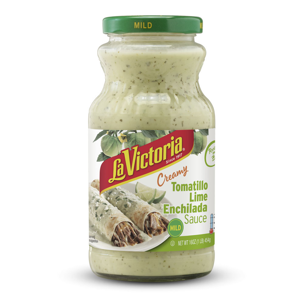 La Victoria® Creamy Tomatillo Lime Enchilada Sauce