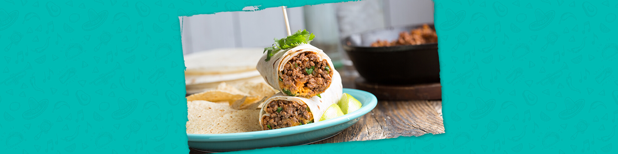 Salsas beefy burritos with salsa