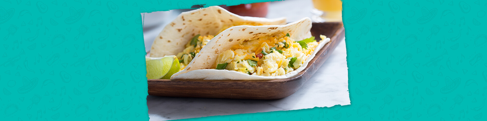 Salsas breakfast tacos