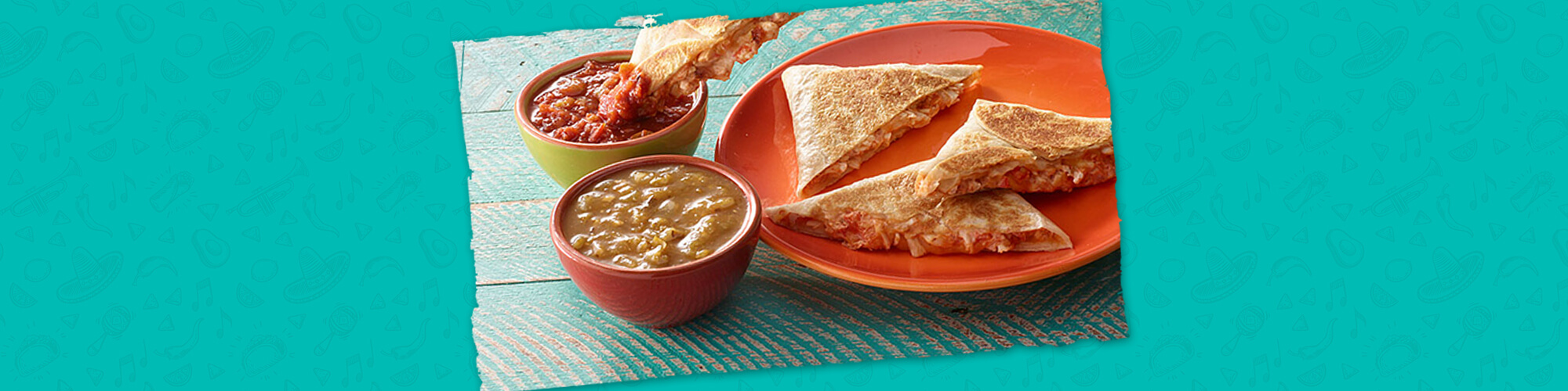Salsas foldable chipotle chicken quesadilla