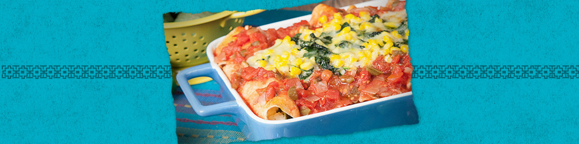 Salsas cheesy spinach enchiladas