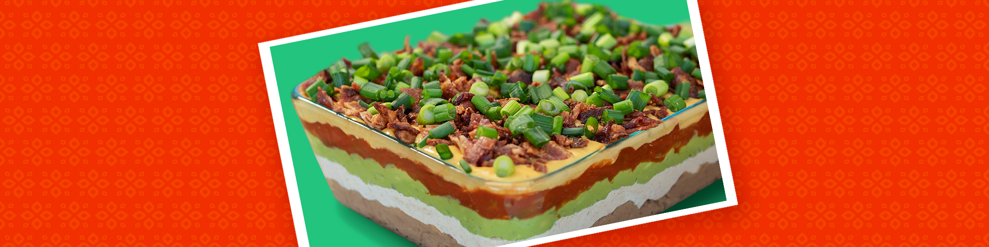 Mexican 7 Layer Dip with Bacon