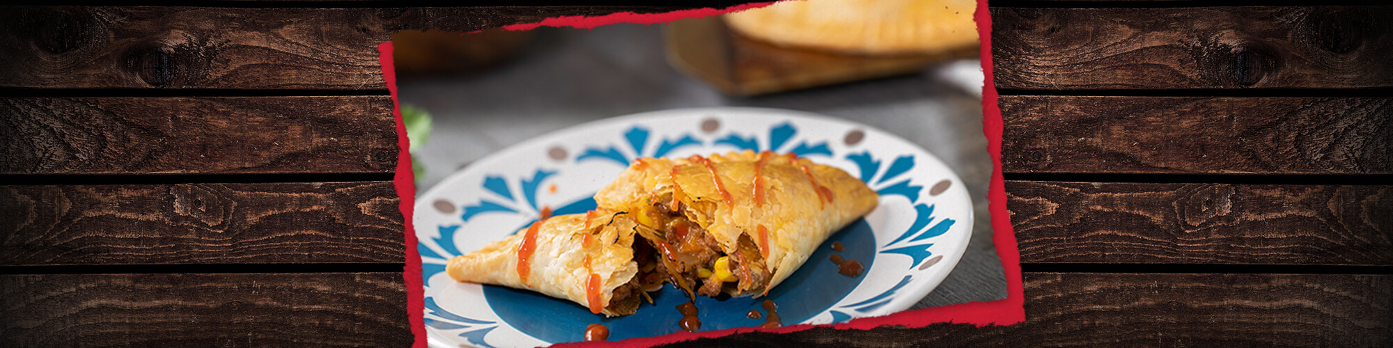 Salsas beef tacos empanadas