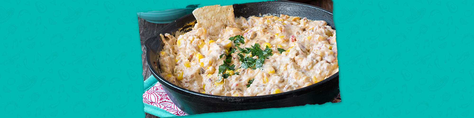 Salsas creamy corn and bacon quesadilla