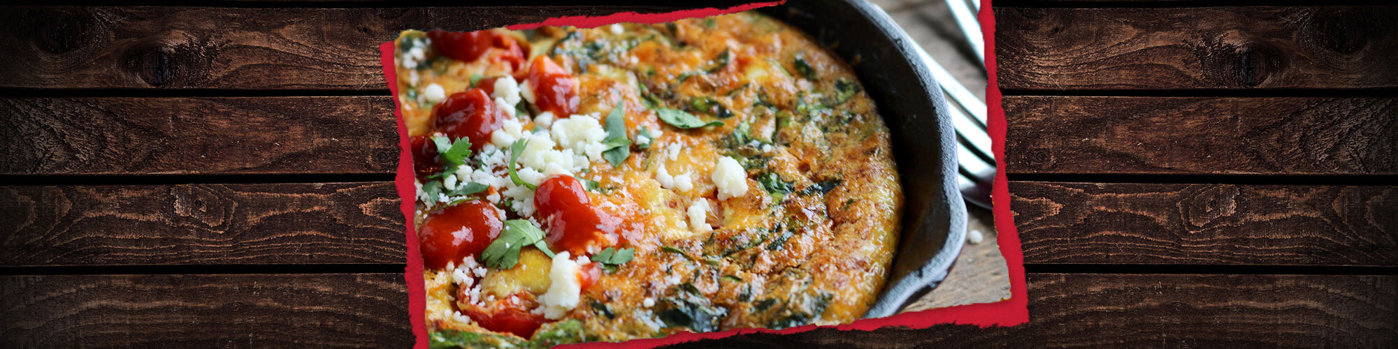 Salsas chorizo frittata