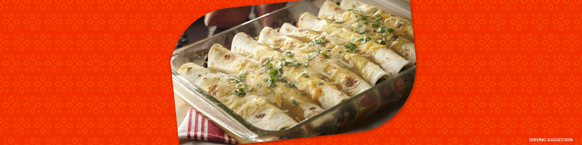 Salsas black bean and sweet potato enchiladas