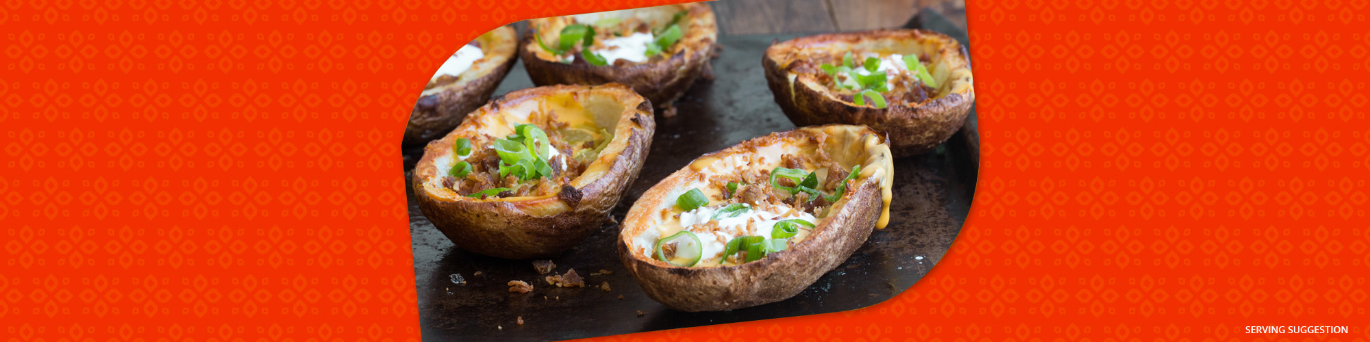 Salsas fiesta potato skins