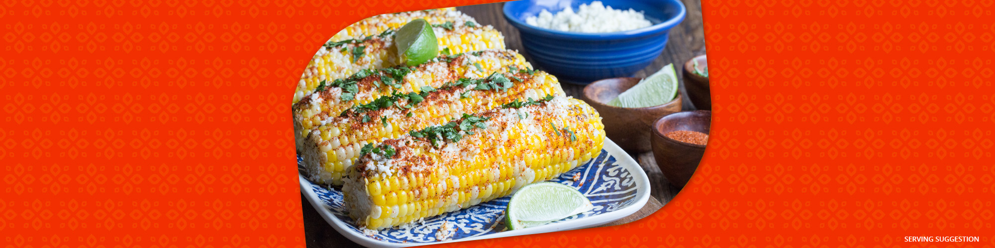 Salsas grilled corn on the cob