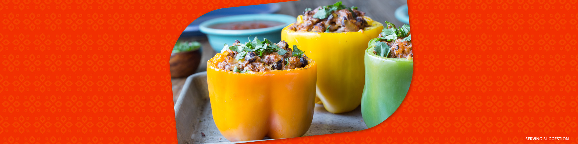 Salsas mexican stuffed bell peppers
