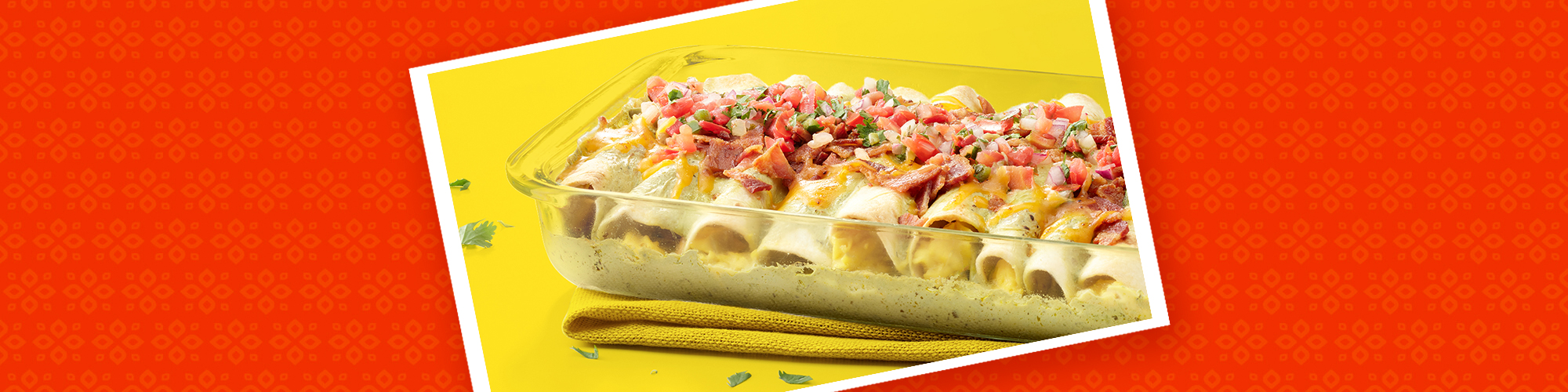 Creamy Green Chile Breakfast Enchiladas