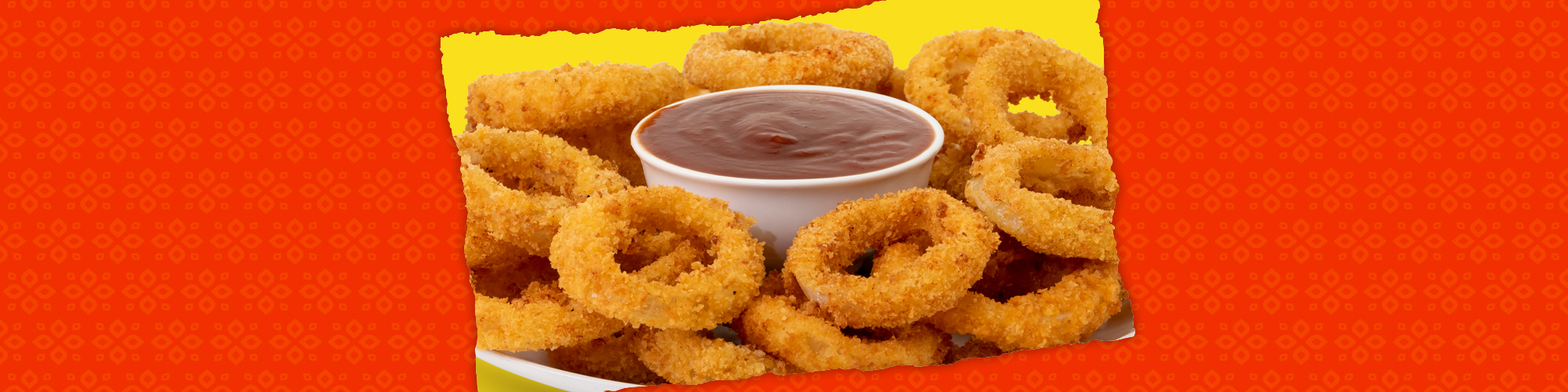 Mexican Spiced Onion Rings LA VICTORIA® Taco Sauce