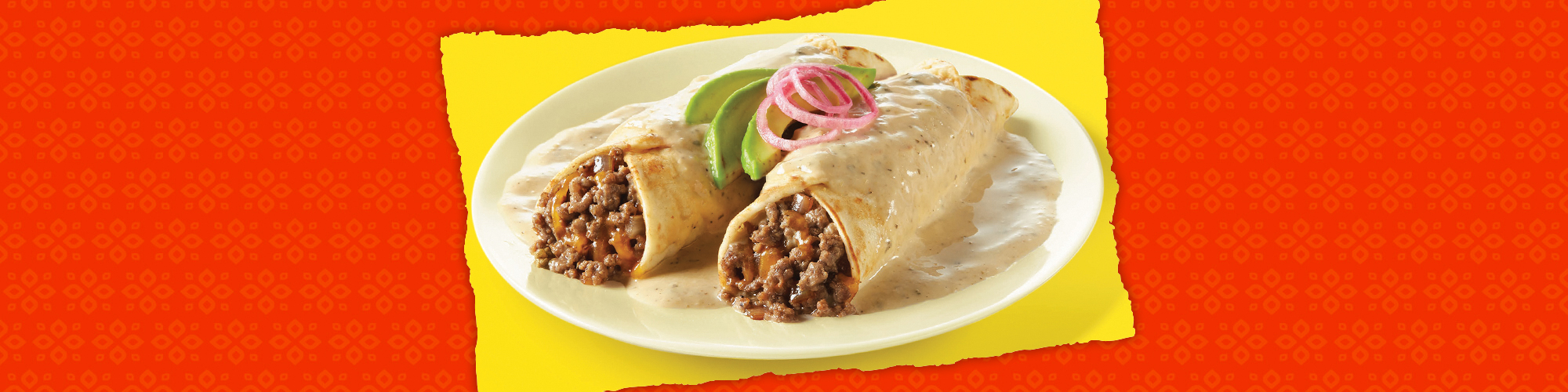 Creamy Roasted Garlic Beef Enchiladas